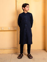 Shahjahan - Blue Embroidered Kutra Trouser - 2 Piece